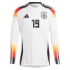 Original Fußballtrikot Deutschland Sane 19 Heimtrikot EURO 2024 Langarm Für Herren